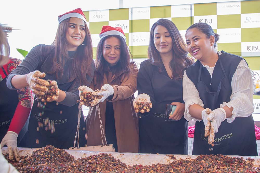 Dusit Princess Kathmandu hosts cake mixing ceremony